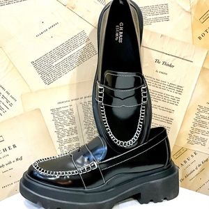Anthropologie Black Loafers